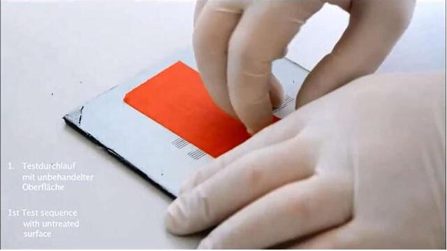 百格附著力測試法3